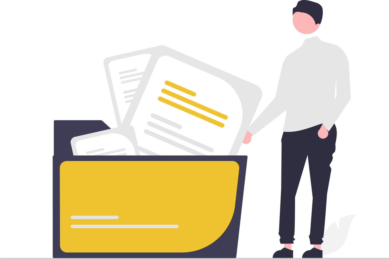 Illustration of organized training records